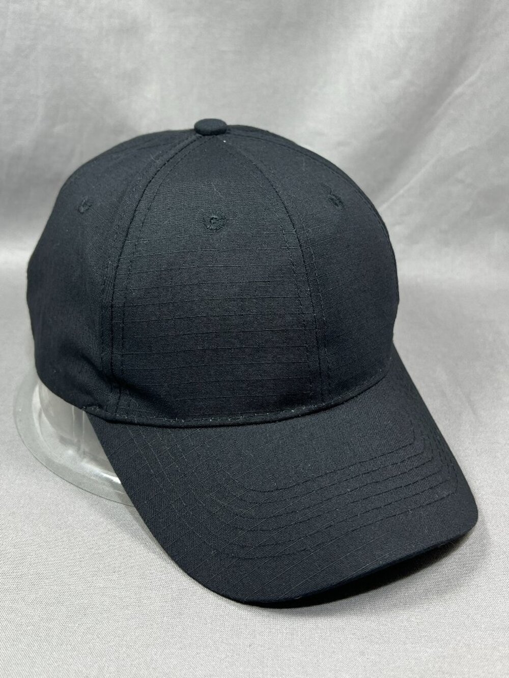 M-Tac Blank Plain Solid Strapback XL Hat Blackout Tactical Adjustable Adult Cap